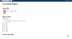 Desktop Screenshot of learningclojure.com