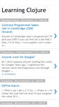 Mobile Screenshot of learningclojure.com