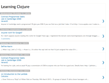 Tablet Screenshot of learningclojure.com